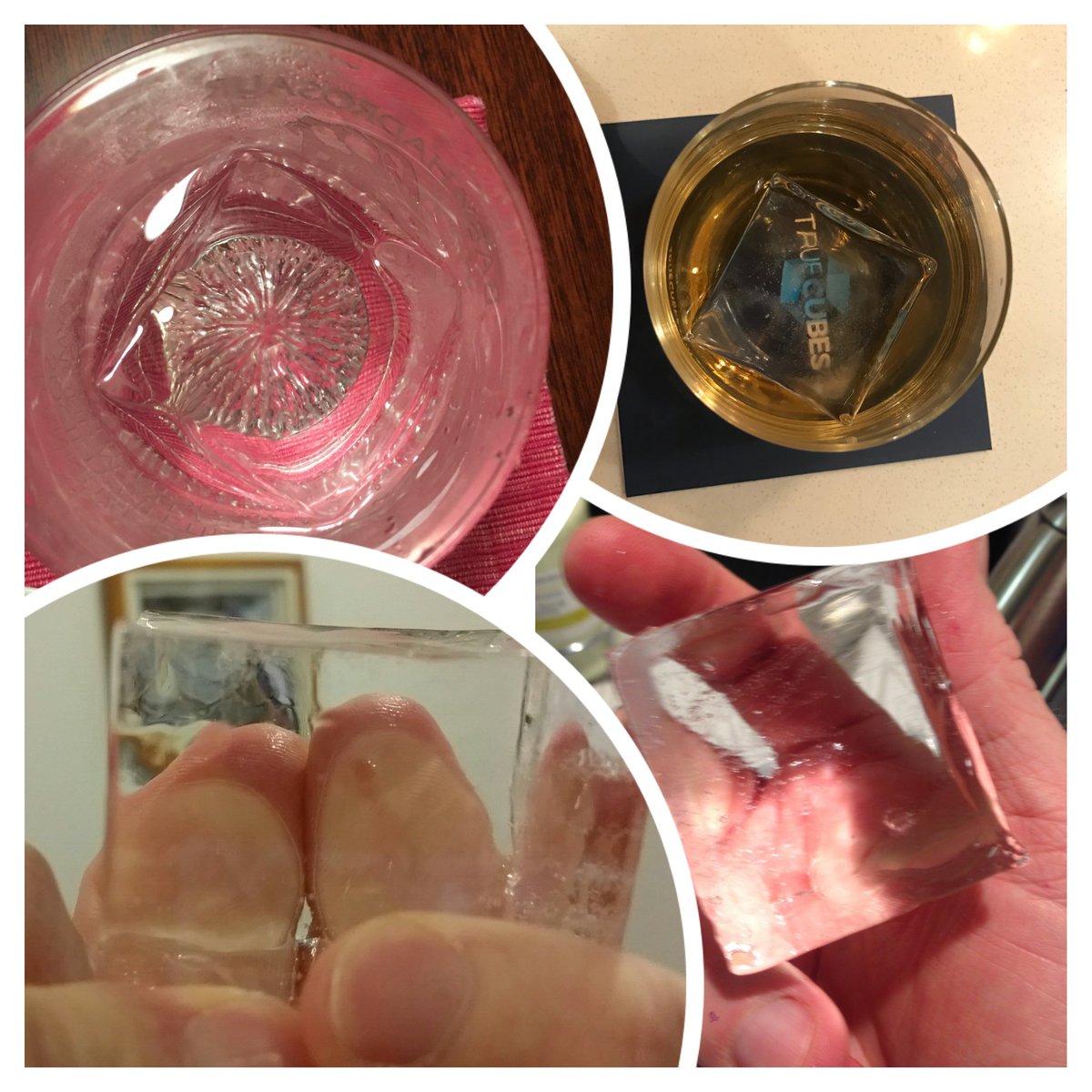 truecubes's tweet image. The first ice pics are coming in from our users!We are super stoked that people are enjoying clear ice with their favorite drinks. #clearice