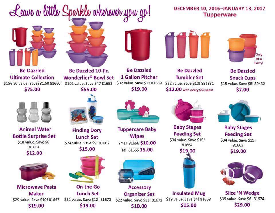 Who needs tupperware http://memaw11.my.tupperware.com or http://www.faceboo...