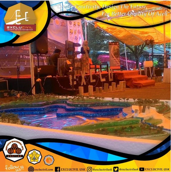 Kompetisi Maket Waduk Exclu Civil Fair 2016 di Hall Exclucivil Fakultas Teknik Unsyiah <a href="/HMSFTUSK/">HMS-FT.USK</a> <a href="/ExclucivilUSK/">EXCLUCIVIL Unsyiah</a> <a href="/UKMPersDETaK/">UKM Pers DETaK</a> <a href="/ozradioaceh/">OZ RADIO BANDA ACEH</a>