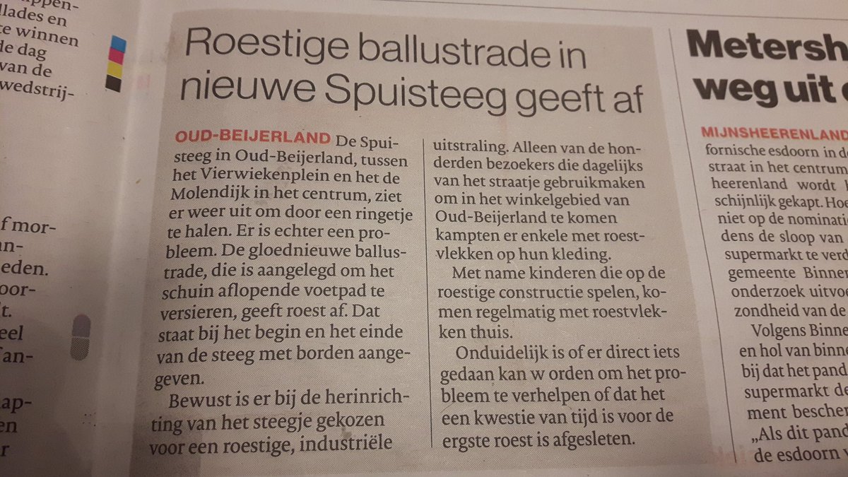 AndrBoer's tweet photo. En daarom:  verzinken en poedercoaten .Ook in roestkleur. @gemeenteOBL https://t.co/U0FaK5E4Kf