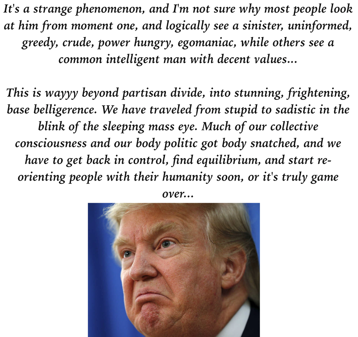 WizzardOfAhhhhs's tweet image. #ThisIsNotNormal #BeOutraged #LoveNotFascism #AnAmericanAutocrat #BadMan #StopTrump #MakeDonaldDrumpfAgain #ReVote #ElectorsDoTheRightThing