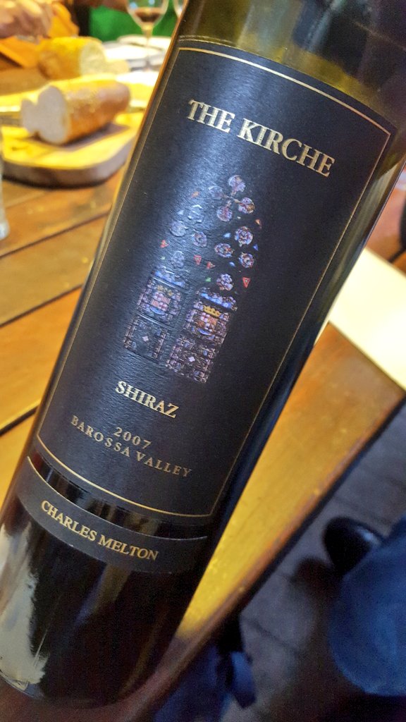 Charles Melton The Kirche Barossa Shiraz 2007 on AWTG <a href="/CharlesMelton/">Charles Melton Wines</a> @BarossaDirt <a href="/winewankers/">The Wine Wankers 🍾🤛🎉🥂</a> #wine #aussiewine Bloody lovely this wine. BT