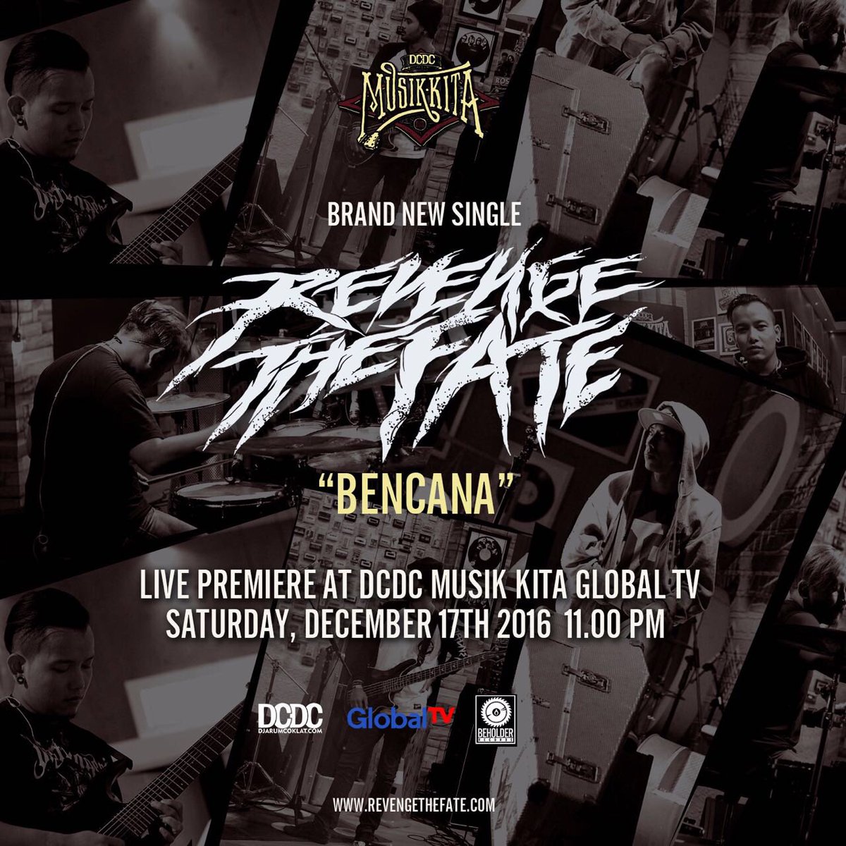 Lagu terbaru kami #BENCANA akan dibawakan pertama kali di #dcdcmusikkita @DjarumCoklat <a href="/Globaltvseru/">GTV Official</a> Sabtu 17 Des jam 11 malam! #rtfcolony