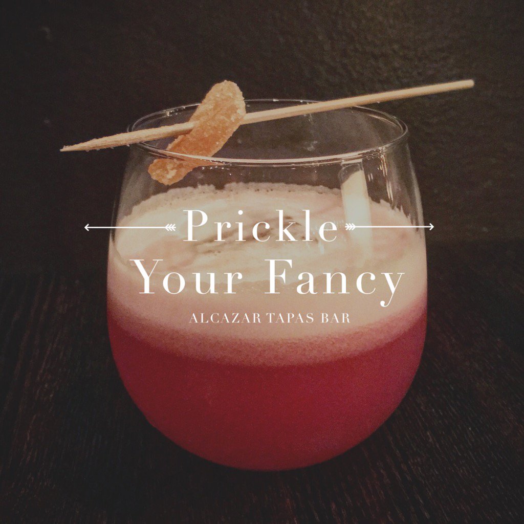 Playing with PR apps for our award-winning cocktail "Prickle Your Fancy" #cocktails