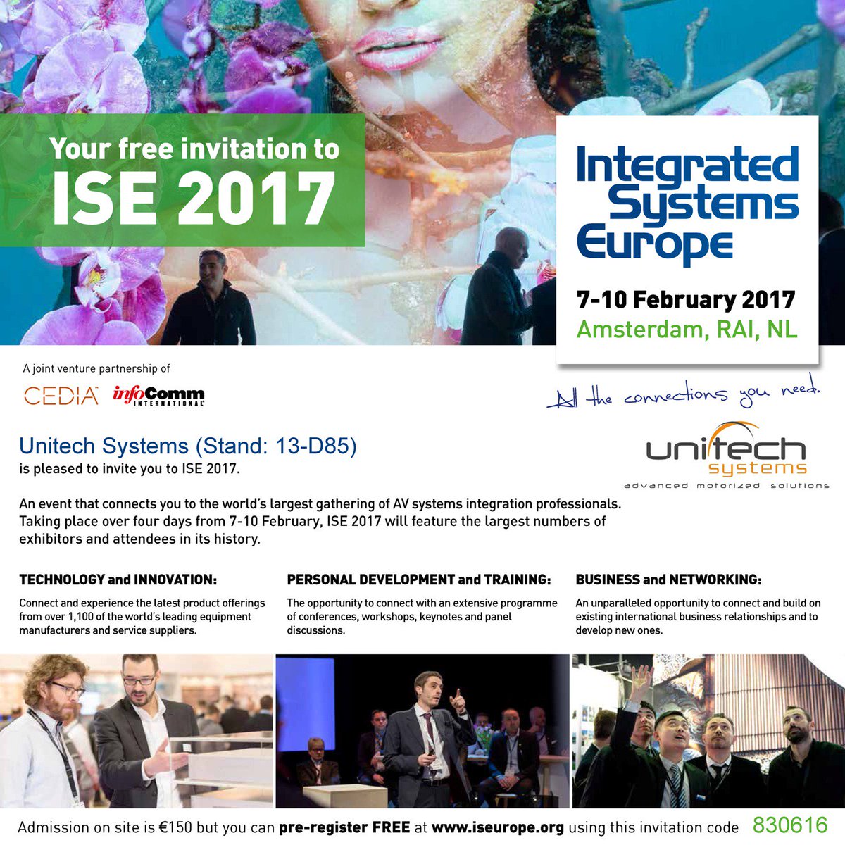 Unitech_Systems's tweet image. Come Together &amp;amp; Connect with Unitech Systems at ISE 2017! Visit us in booth 13-D85 and see  all the solutions we can provide for your needs!