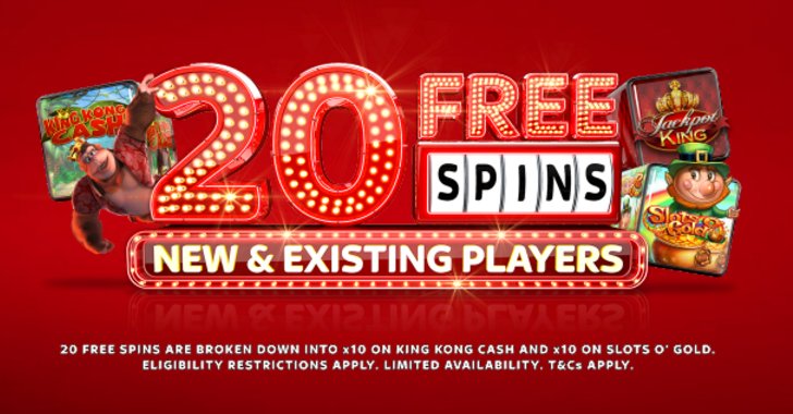 sky vegas free spins