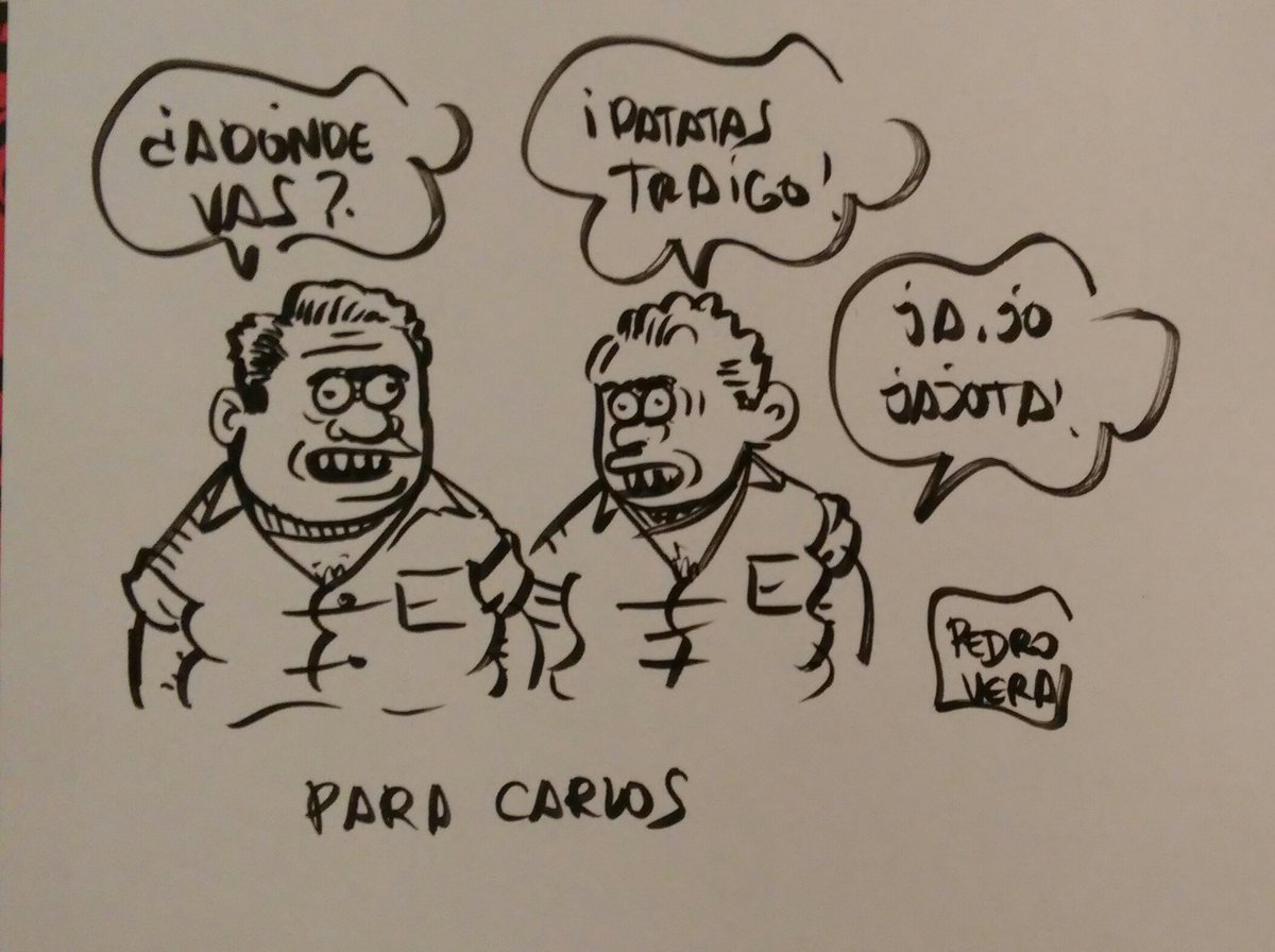 carloscborra's tweet photo. Después de 20 años, en #Expocomic2016 conseguí por fin una dedicatoria de Pedro Vera. Me hizo especial ilusión. https://t.co/2JjMf6Lxcc