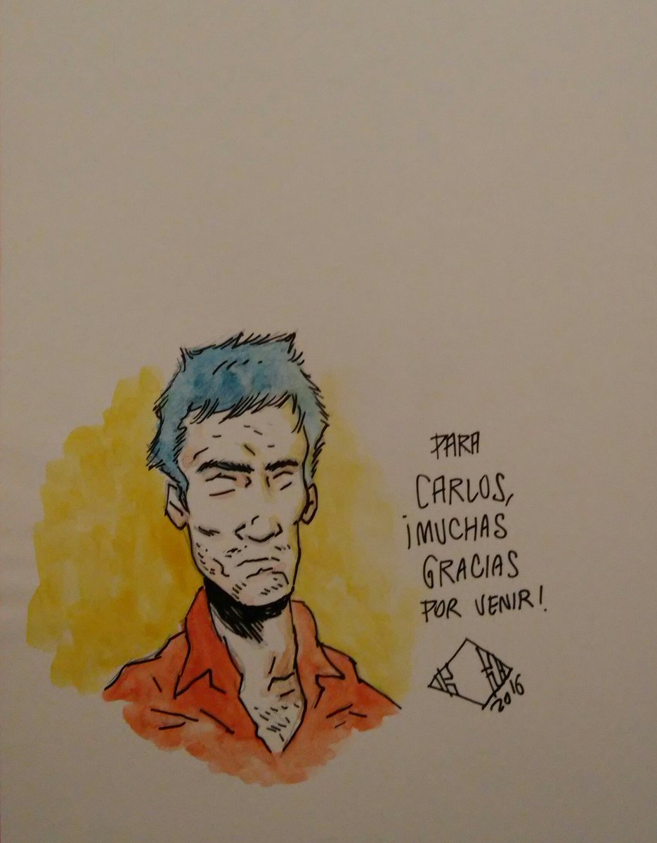 carloscborra's tweet photo. Uno de los álbumes con mejor pinta en este final de año: Palos de ciego. Dedicatoria de El Irra en #Expocomic2016. https://t.co/BW63DISZ8u