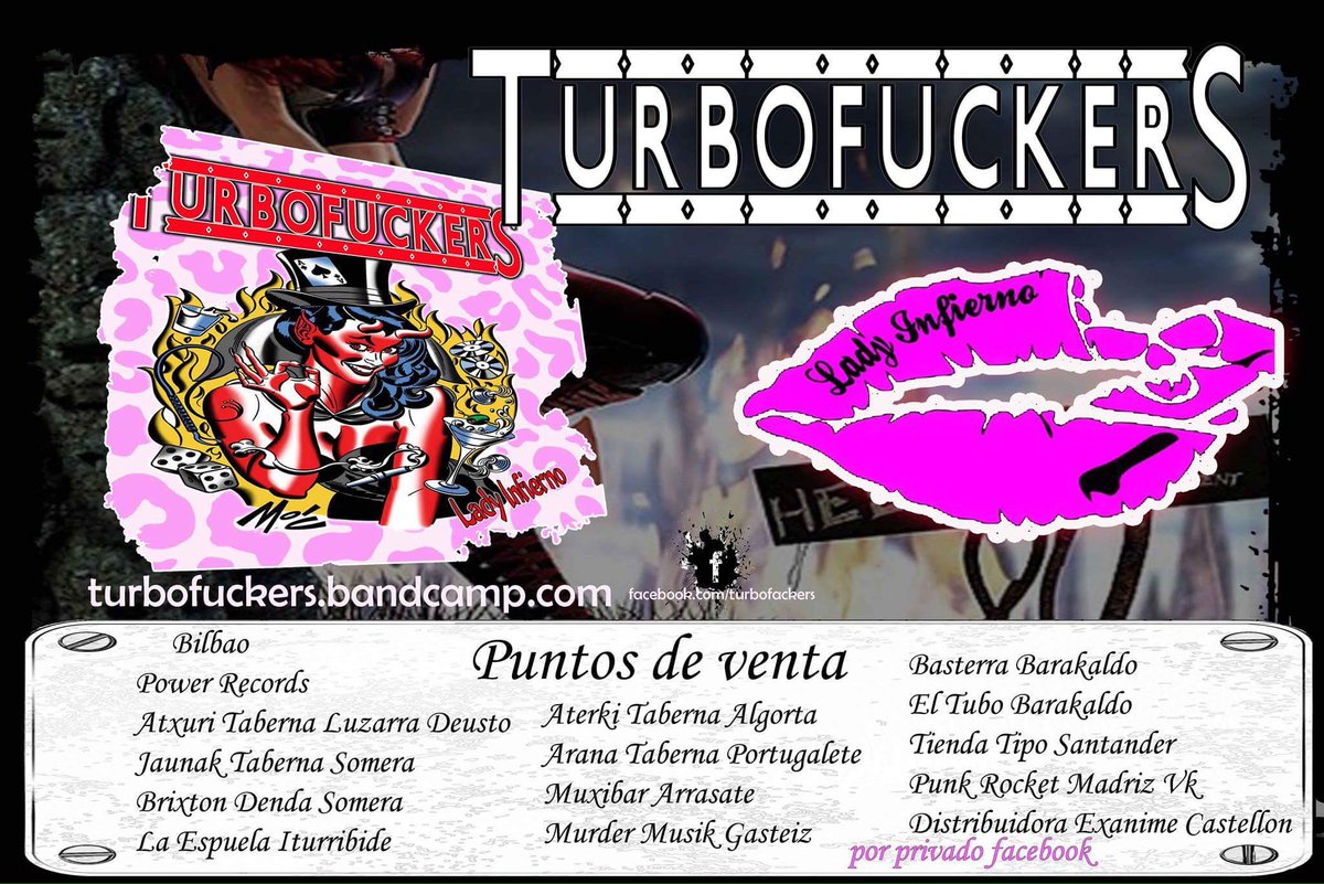 Turbo_Fuckers's tweet image. #LadyInfierno ya a la venta 📀🎶🎸💋