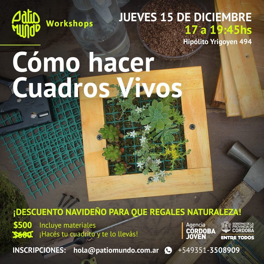 patiomundo's tweet photo. Y sale el último taller del 2016, gracias por acompañarnos todo este año 💕 https://t.co/Gdo4U1kKFB