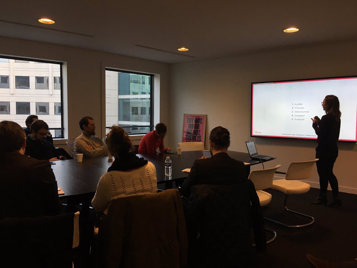 FullsixGroup's tweet photo. #Mesurable #réalisable #pertinent #Timé ... quels sont les bons quickwins UX ?! Noemie Lecorps vous dit tout ! #fullsixlive https://t.co/x9yV6lxJGZ