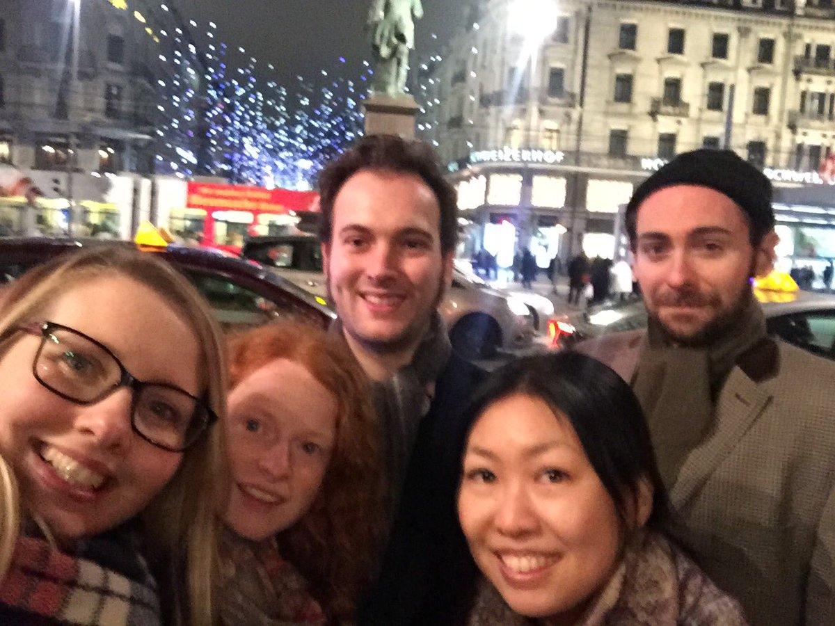 Having a wonderful time in #zurich #Christmas <a href="/LouisaLamPiano/">Louisa Lam</a> has now joined us!!! <a href="/lomas_rosie/">Rosie Lomas</a> <a href="/LaurencePanter/">Laurence Panter</a> <a href="/Faulknerisme/">Christopher</a> <a href="/SDymott/">Susanne Dymott</a> 🎩🎄🇨🇭