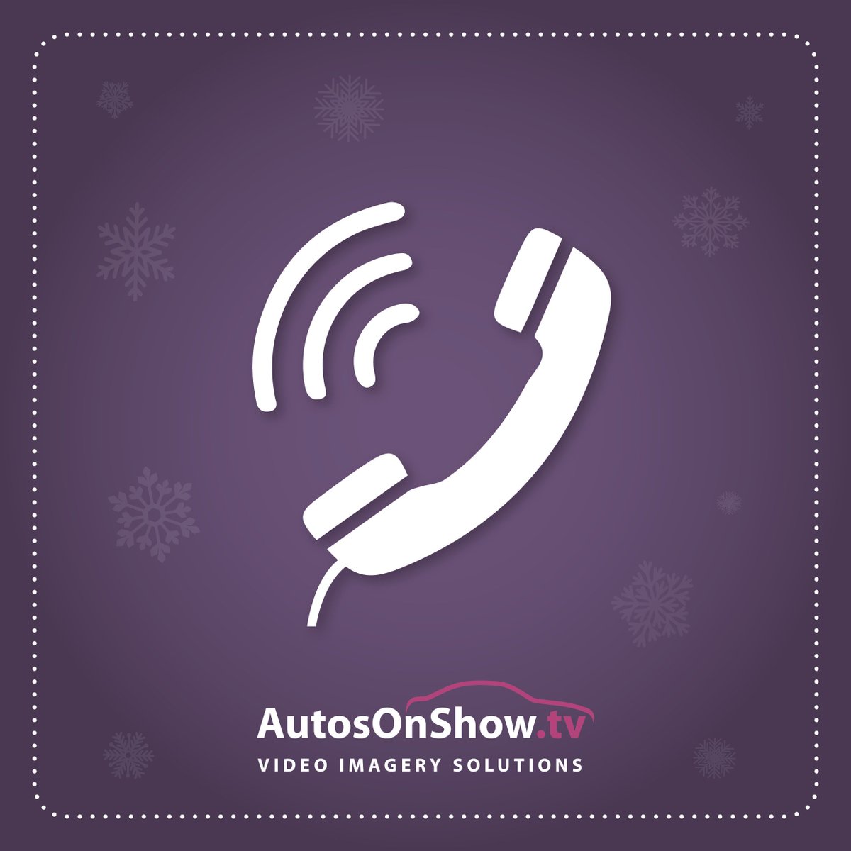 On the fourth day of Christmas #AutosOnShow sent to me... 4 Calling Clients #12DaysOfChristmas