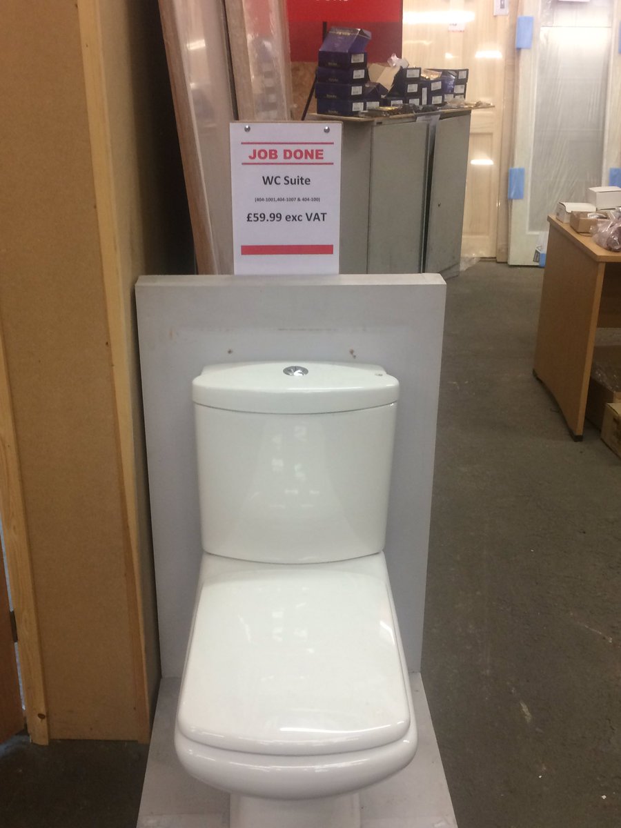 BBaseClearance's tweet photo. Our sell off pan , cistern and soft close seat only £59.99 plus vat. Only a few left in stock now. When there gone there gone. https://t.co/PlpMyHfd3l