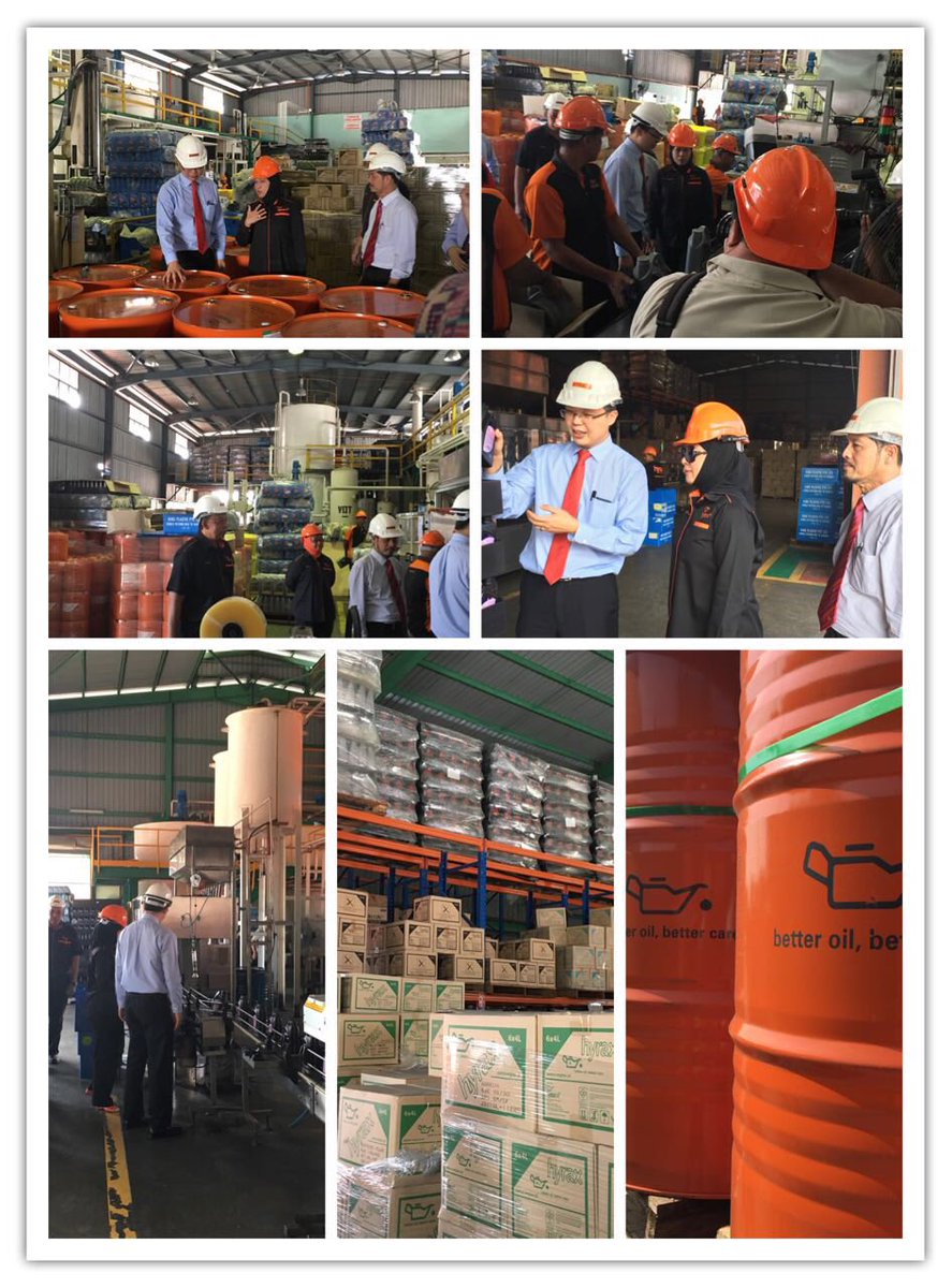 matrade's tweet image. Factory tour #HyraxOil with YB Deputy Minister MITI @chuaty and MATRADE&apos;s officials. #MTCDP #Export #BetterOilBetterCare