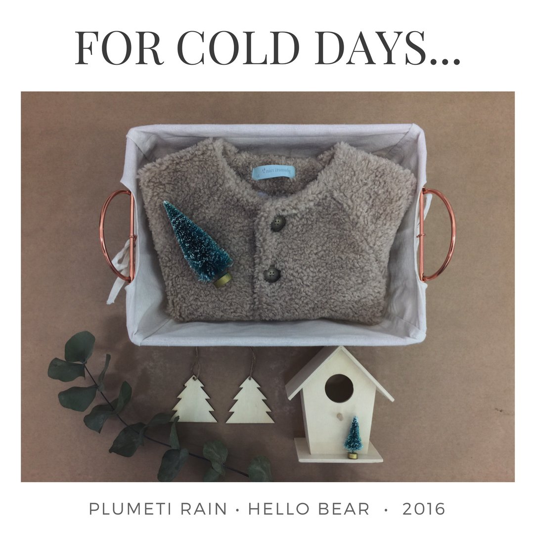 Plumetirain's tweet image. For cold days warm up with #PlumetiRain #AW2016 #HelloBear #FelizJueves #HappyThursday