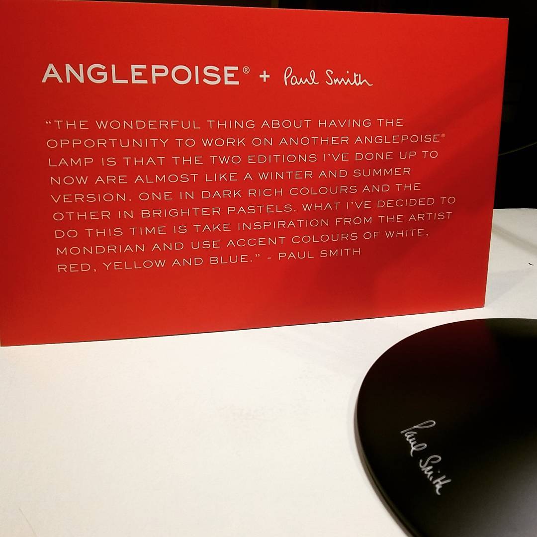MOsDesignPH's tweet photo. Peek into the third collaboration of @anglepoise and @PaulSmithDesign at our third floor showroom! 💡 #mosdesignph #desklamp https://t.co/dFgaNzEsNa