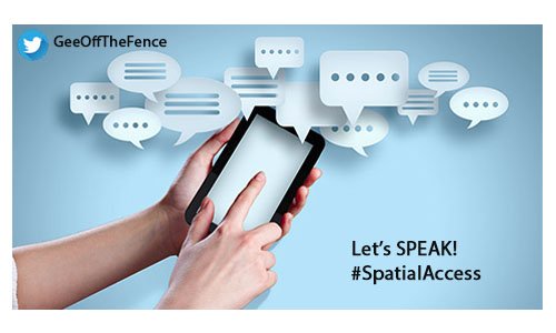 GeeOffTheFence's tweet photo. Live #insights, #consumer feedback and #brand #recall will be yours now. Let's #SPEAK! #wisdomofcrowds #SpatialAccess https://t.co/IhdWkRsDPv