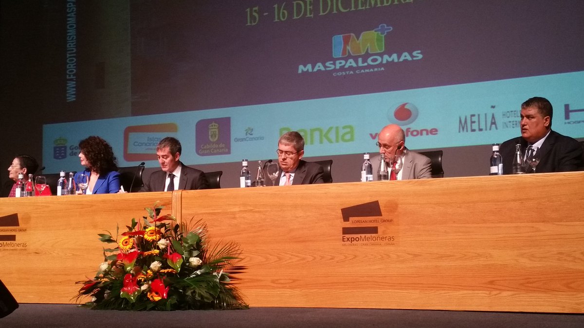 Comenzamos el IV Foro Internacional de Turismo. <a href="/ForoMaspalomas/">Foro Tur. Maspalomas</a>
