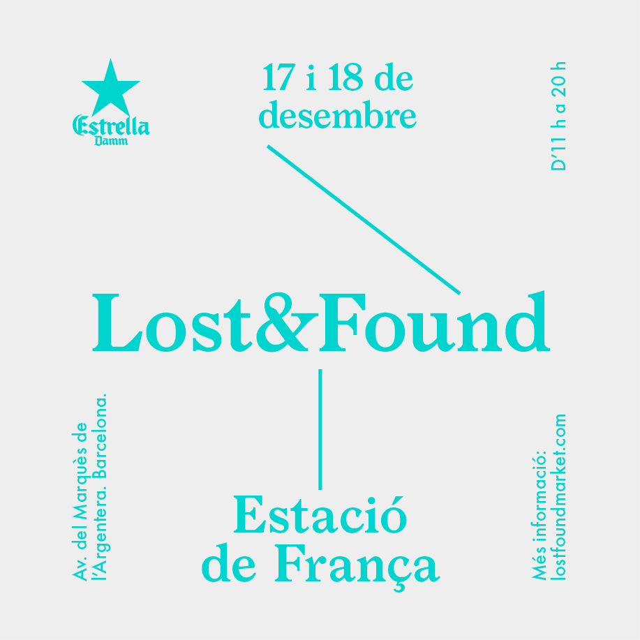 EstrellaDammCat's tweet image. A #Barcelona tenim una màquina del temps per recuperar peces vintage, i és tan fàcil fer un viatge com apropar-se a @lostfoundmarkt! Véns?