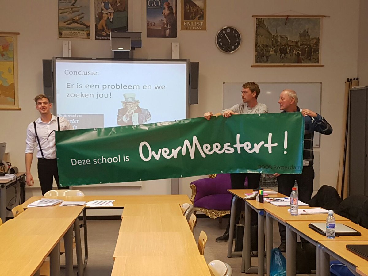 paboHR's tweet image. PaboHR Overmeestert! Meesters nemen de klas over. Hoe behoud en krijg je mannen voor de klas? @hsrotterdam