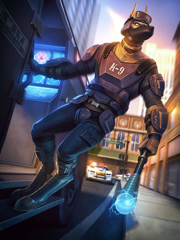 SMITEGameDE's tweet photo. Whoop whoop! That's the sound of the police! RT&amp;Follow für einen K-9 Anubis Skin. Tür 17 Auslosung morgen um 12 Uhr CET! https://t.co/bg7rB2cEEh