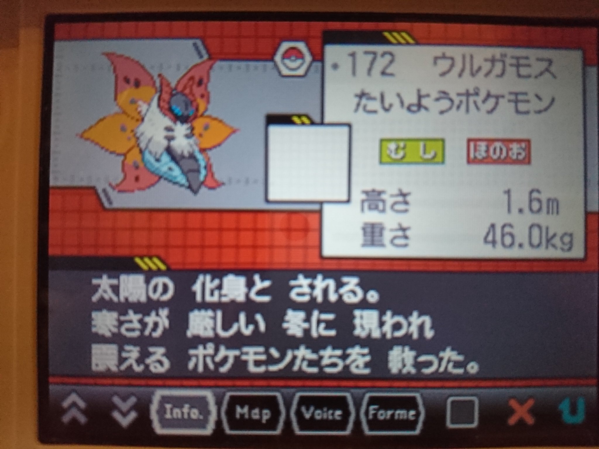 芋子 No Twitter Hokohoko27 ウルガモス ビジュアルが好きなポケモンランキングでは私的1位 格好良くて美しくてもふもふふわふわ可愛い んでもって公式イラストよりゲーム内のドットグラの方が好き T Co K9sjun11wq Twitter