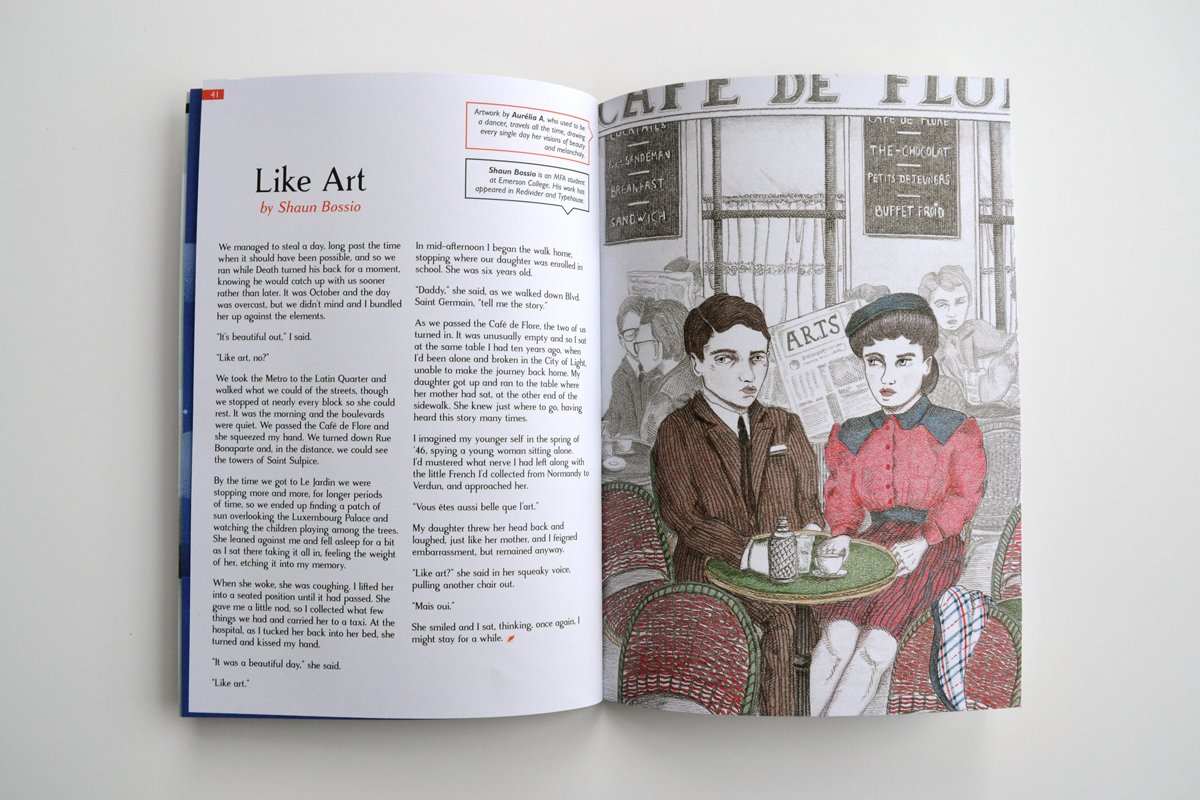 FirewordsMag's tweet photo. The fantastic Aurélia A. has two illustrations in #Firewords7. Here is the first for the story 'Like Art'.
https://t.co/IaHWNR8AWJ #illu https://t.co/OXOV9ckT5q