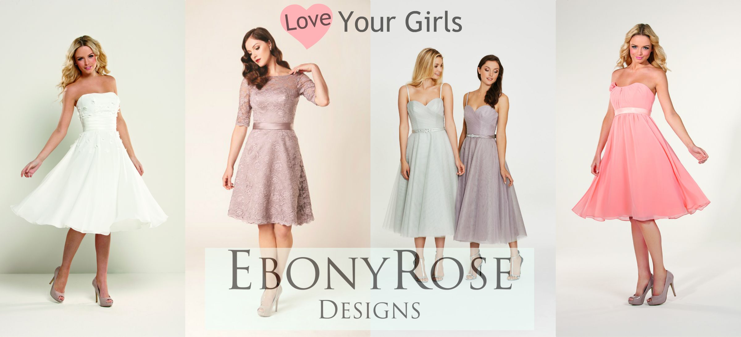 Ebony rose clearance bridesmaid