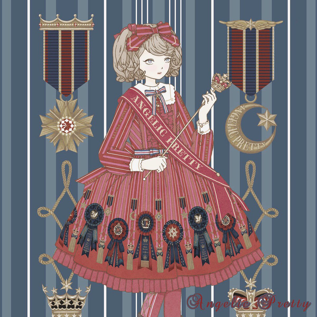 今井キラ Angelic Pretty Rosette Collection ポストカードのイラストを担当させて頂きました T Co Eaqqzcncja Twitter