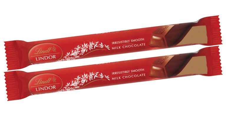 2 Lindt Lindor Bars for Only €1.50 - Search the App Store for 'Topaz Energy'.