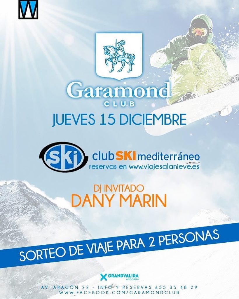 Pásate esta noche por Garamond Club 🔥🔥❄️🏂⛷ estaremos con nuestro DJ @danymarindj  dándolo … ift.tt/2gE9CNp
