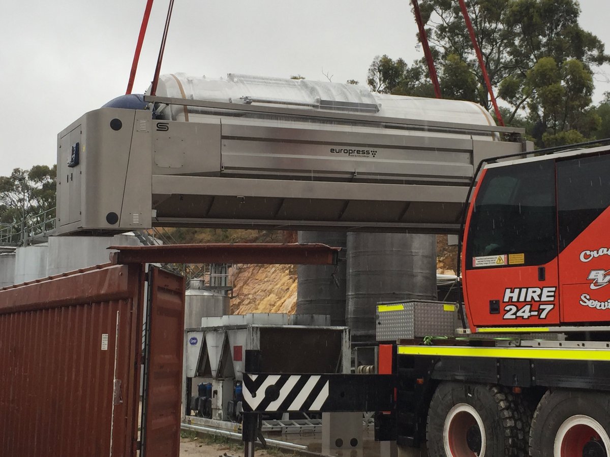 Christmas arrives early <a href="/Jimbarrywines/">Jim Barry Wines</a> #clarevalley Beautiful new Europress.