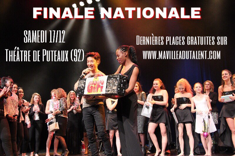 La finale de Ma Ville a du #Talent qui réunit les meilleurs #chanteurs et #danseurs de France : samedi 14h30 au théâtre de #Puteaux #Gratuit