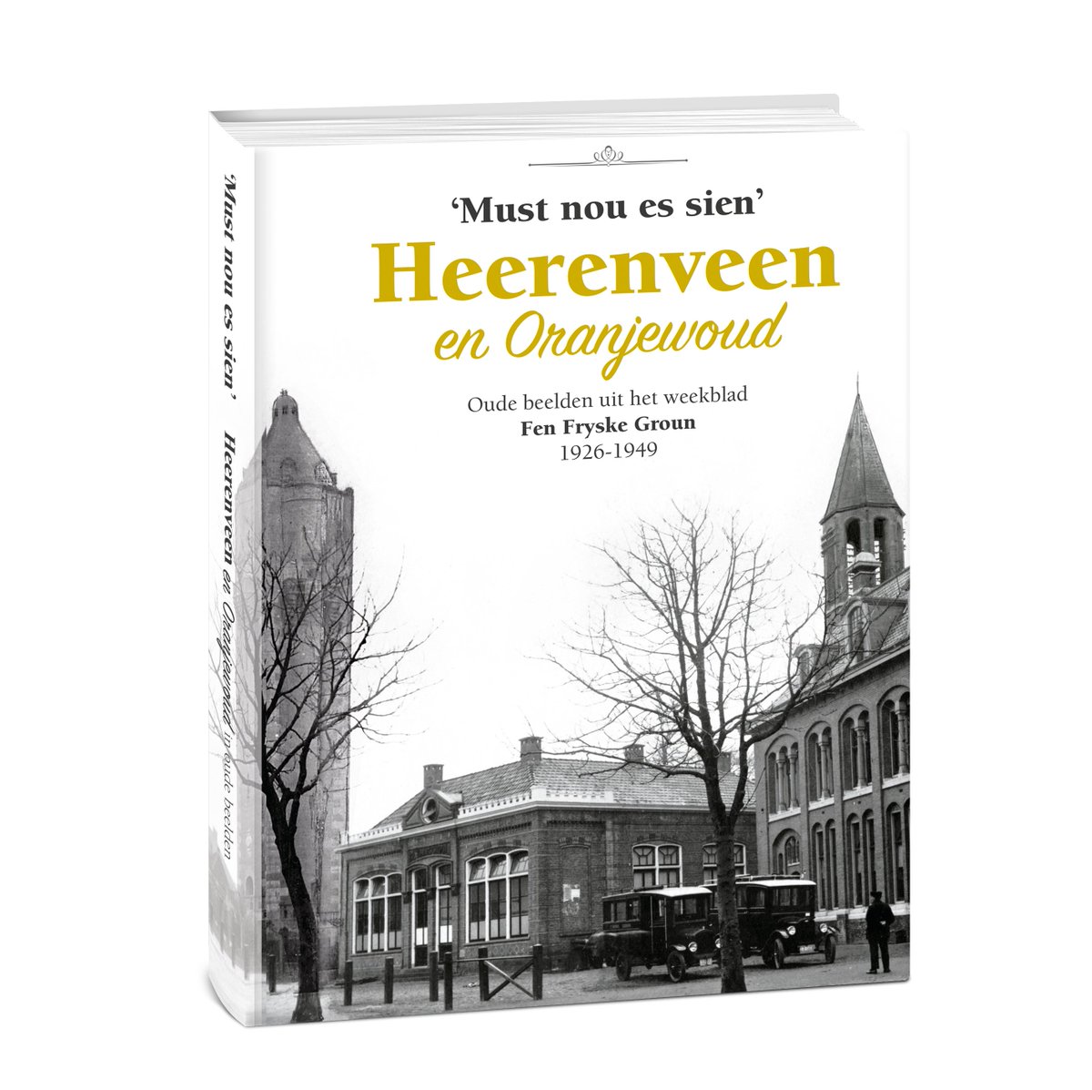Nu in de Heerenveense boekhandels: kerstcadeau 'Must nou es sien'. Boek met 1000 foto’s en unieke tekst over historie Heerenveen/Oranjewoud.