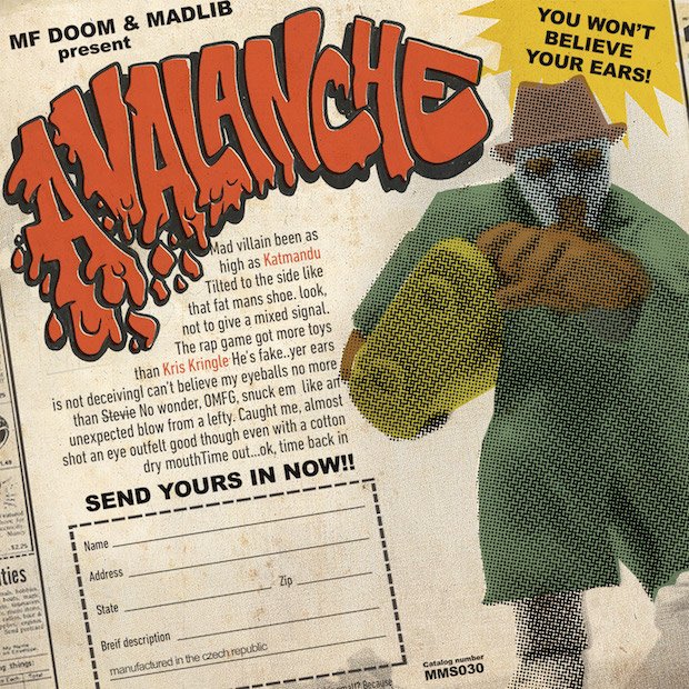 Hear Madvillain (@Madlib &amp; DOOM) reunite on the amazing previously unreleased track "Avalanche" bit.ly/2hyi6u0