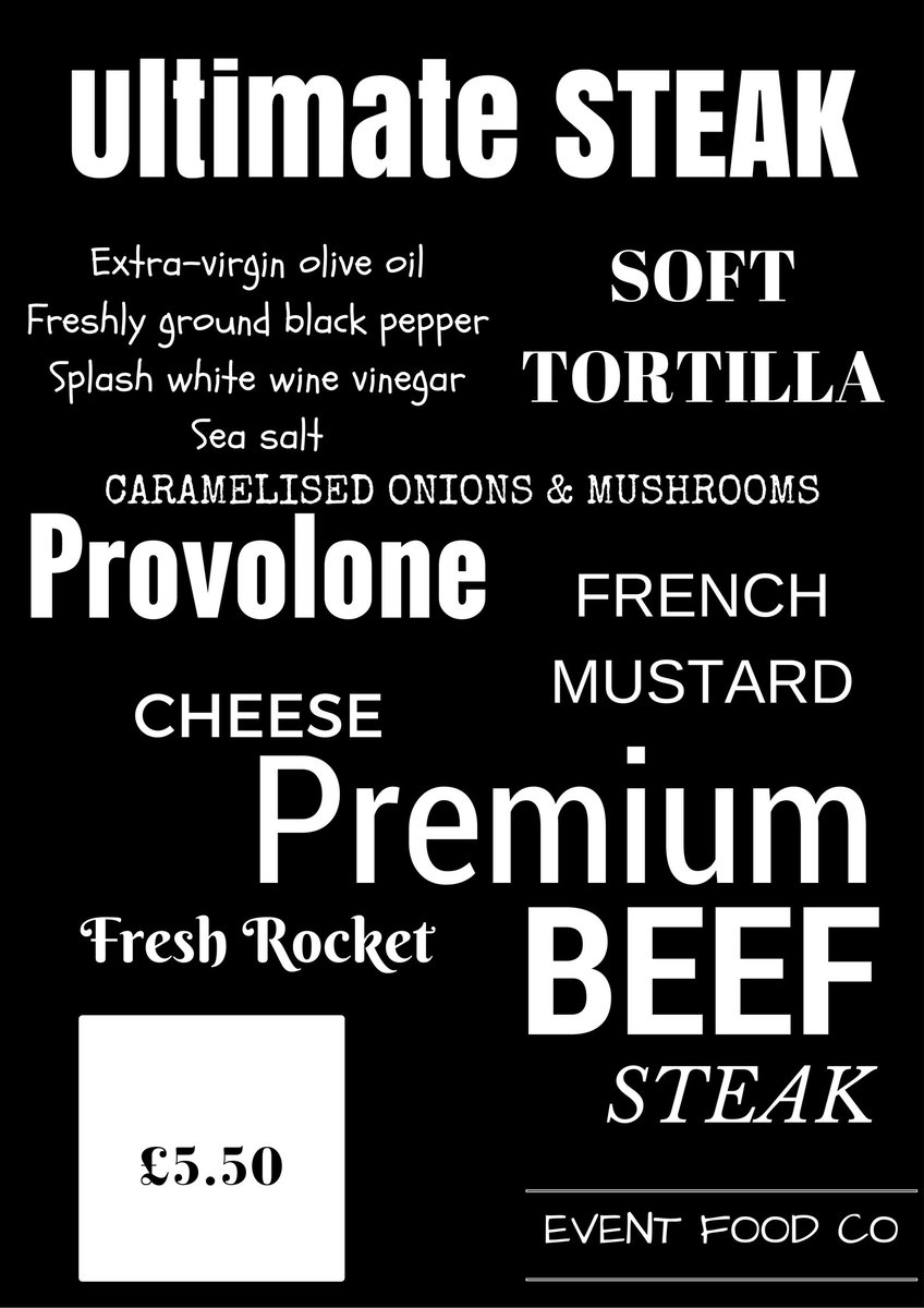 We have a lovely new unit coming for 2017 ULTIMATE HOT WRAPS  Heres some of the new menus FESTIVAL FRESH WRAPS