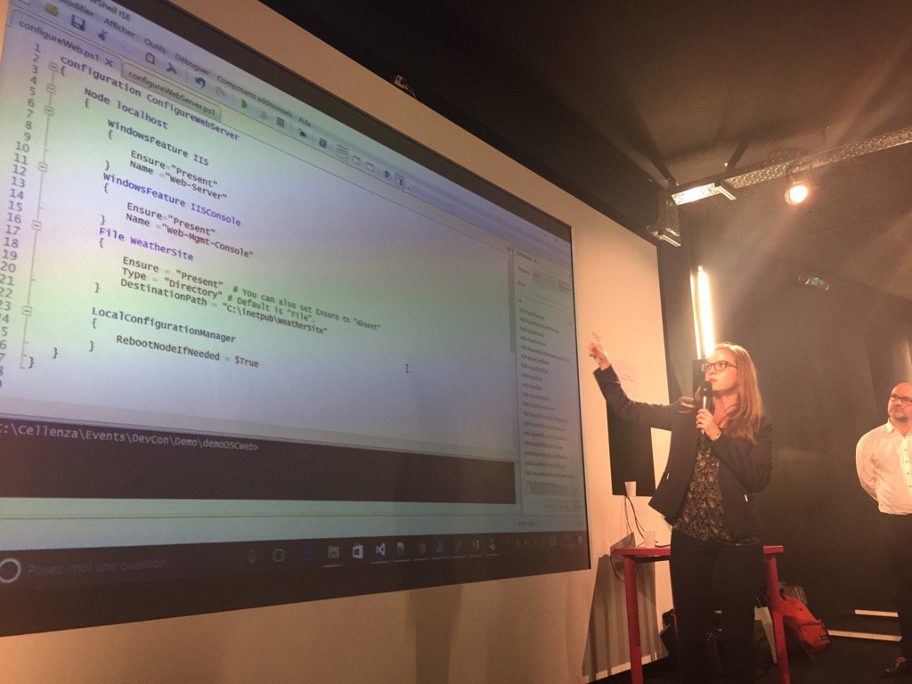 Plus que des mots, DEMO ! #infraascode #powershell #devcon <a href="/PerninManon/">Manon Pernin</a>