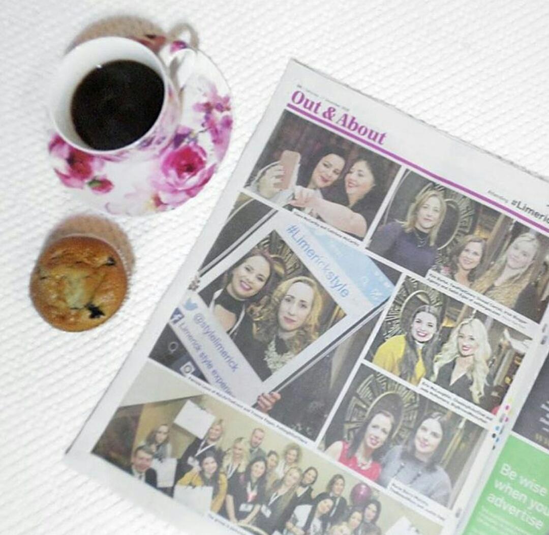 limerickpost's tweet photo. . @itwbn @bigbrowsmessyh1 Glad you are enjoying social snaps of the #LimerickStyle event. Tag any other bloggers so they can pick up a copy! https://t.co/G77whPL1n4