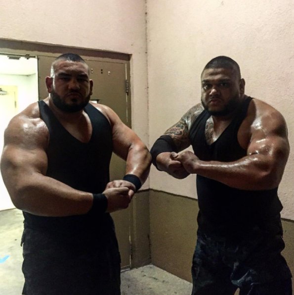 WWENXT's tweet photo. The #AuthorsOfPain @Akam_WWE &amp; @Rezar_WWE will be at #NXTCitrusSprings TOMORROW! Tickets still available: https://t.co/YRoxXRhxbY! https://t.co/2xL7vqYVCu