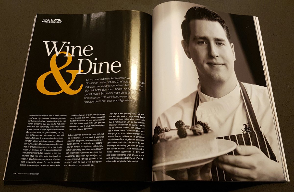 RobertStals's tweet photo. Leuke reportage van mijn broer Maurice Stals @ValkDusseldorf in het nieuwe Van der Valk Magazine #ValkExclusief #trots https://t.co/aJXErEsWh8