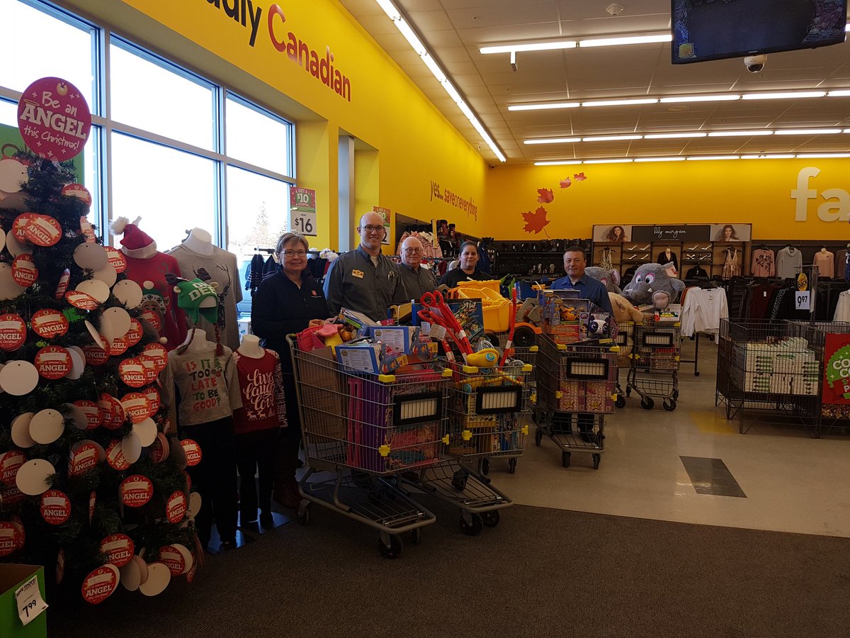 Over 4000.00 raised this year through our Angel Tree toy drive for the Salvation Army " Gift of Christmas " Thanks customers and staff !!!