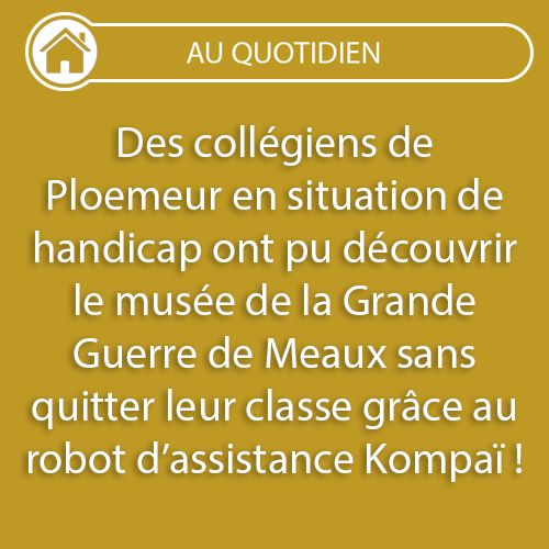TicRobot's tweet image. Une belle initiative de l'association Approche menée grâce #Kompaï. Enrichissement culturel garanti !
A lire : buff.ly/2hmTLXz