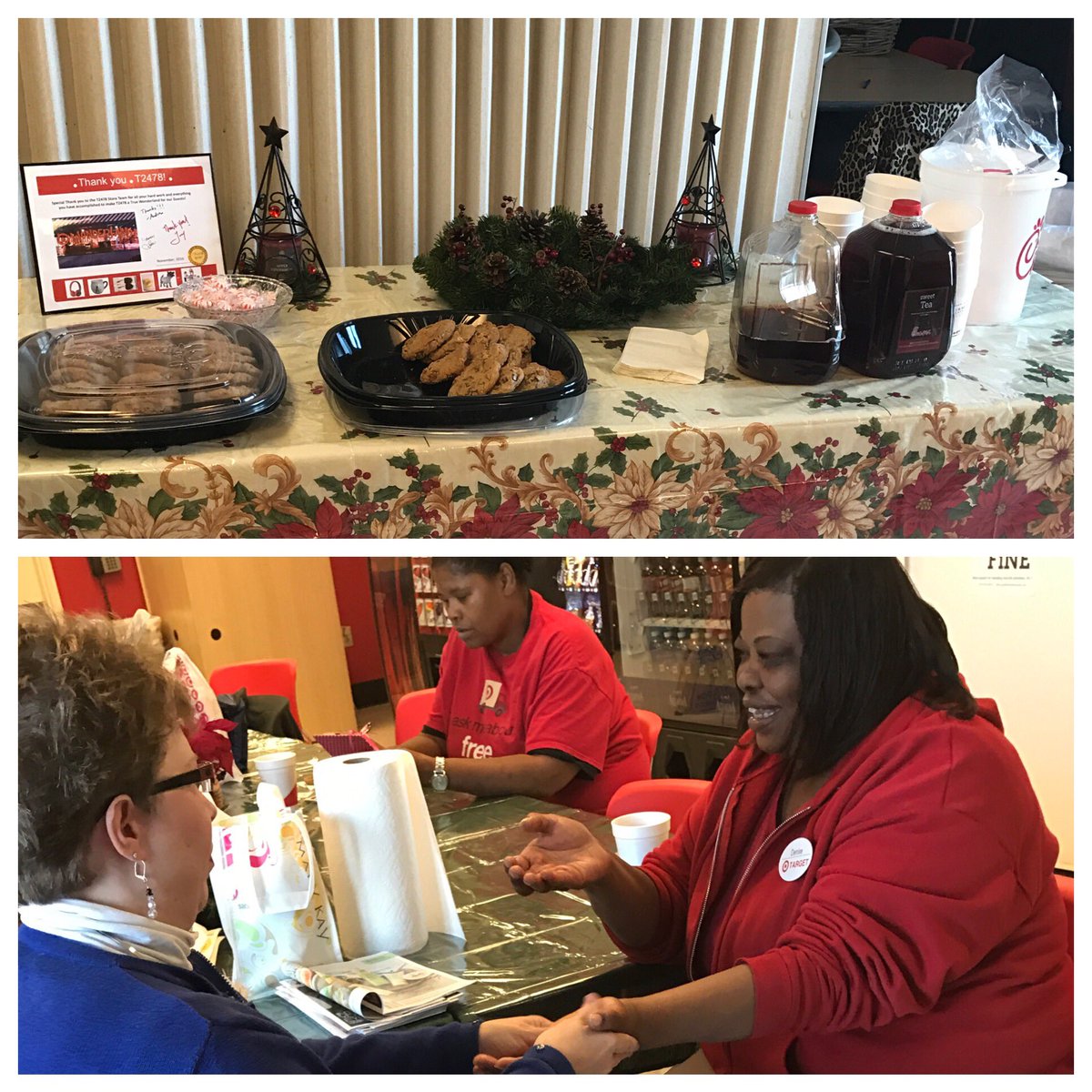 Chik fil a and hand massages in the breakroom for the team! #bestteaminretail <a href="/JayYezzi/">Jay Yezzi</a> <a href="/kliving1993/">Kevin</a>