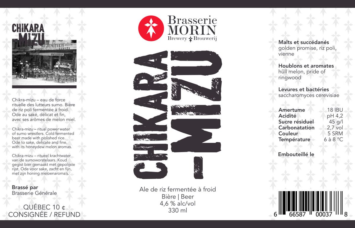 BrasserieMorin's tweet photo. Notre nouveau brassin, la Chikara-mizu, est maintenant disponible. #boirelocal #biereqc https://t.co/MABQoeHxbM
