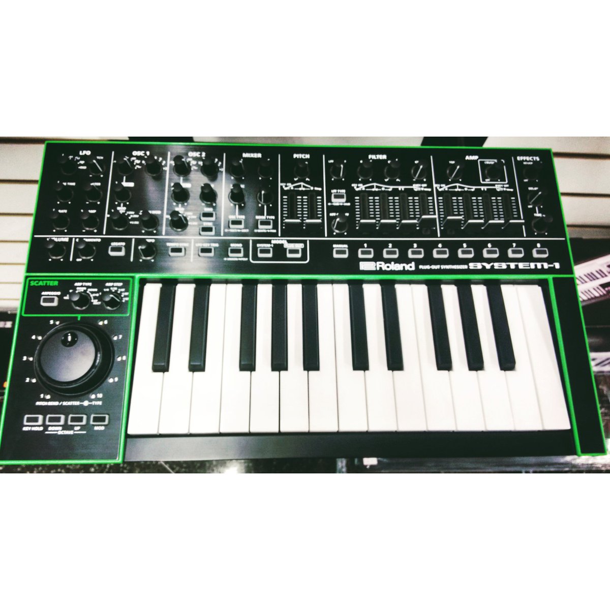 elneapolitano's tweet photo. #MotifXF6 #RolanSystem1 #MoogSubPhatty #MicrokorgVocoder https://t.co/isye9vT6wg