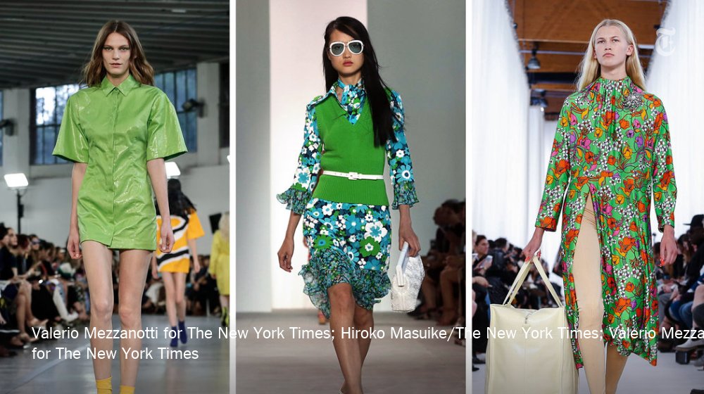 NYTFashion's tweet photo. What color will you be wearing/seeing/buying in 2017? Pantone has an answer. https://t.co/nL9kwwBq7Q https://t.co/S2lgmDydTx