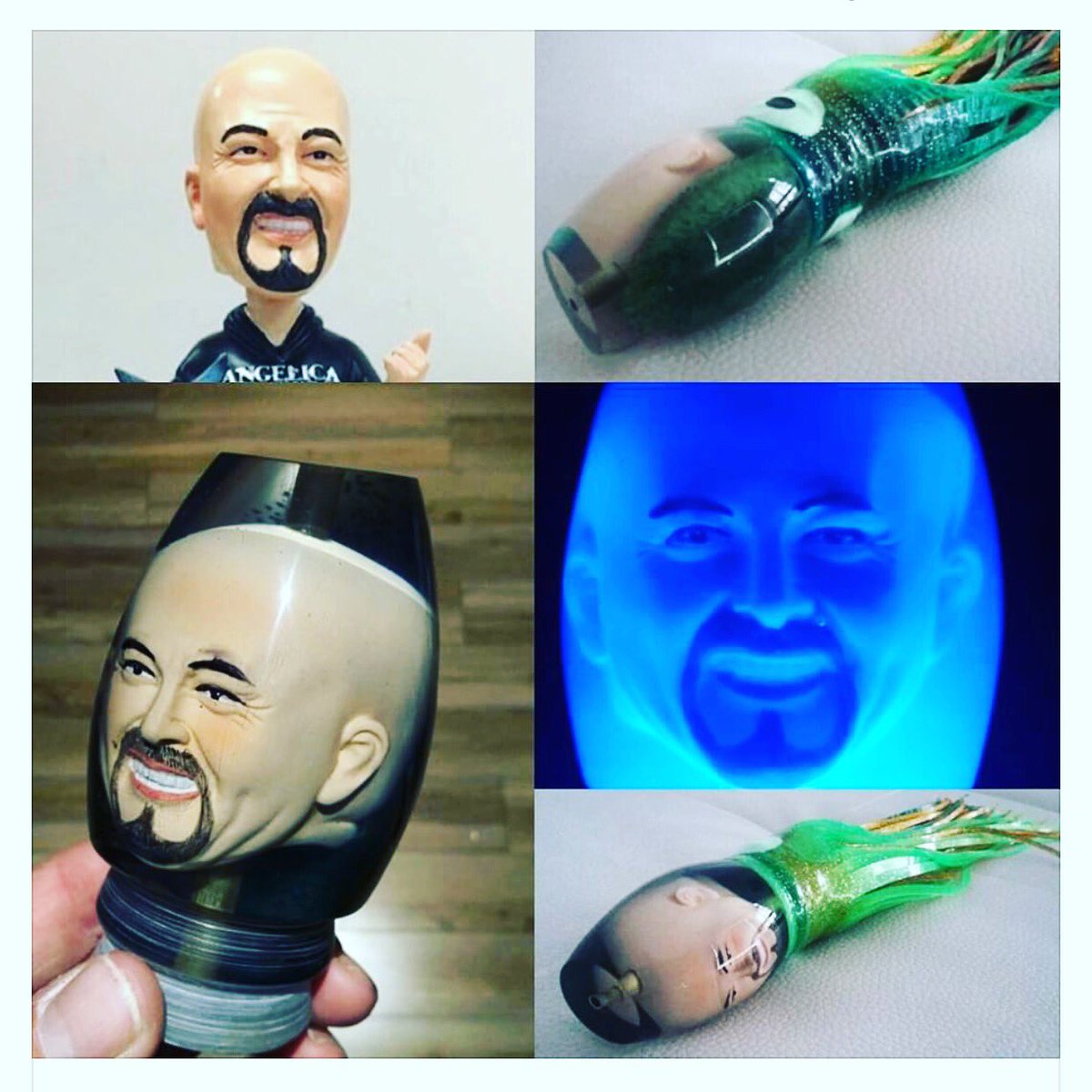 CaptMarciano's tweet photo. Does this lure make my head look big lol 😂😂😂 #wickedtuna #fvhardmerchandise @HardmerchNancy @WickedTuna https://t.co/N4Olar2YHT