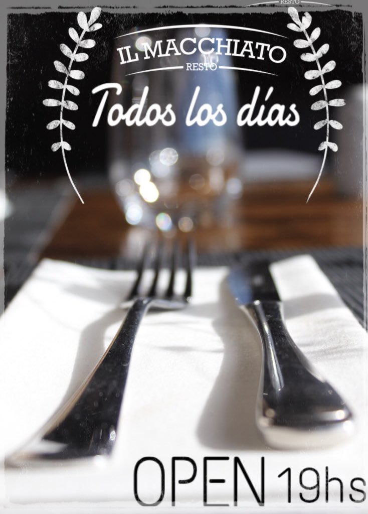 MacchiatoResto's tweet photo. Te esperamos para despedir el año con amigos, compañeros de trabajo o simplemente para cenar 
Reservas (2902)48-9832 https://t.co/dWdrTiIBvW