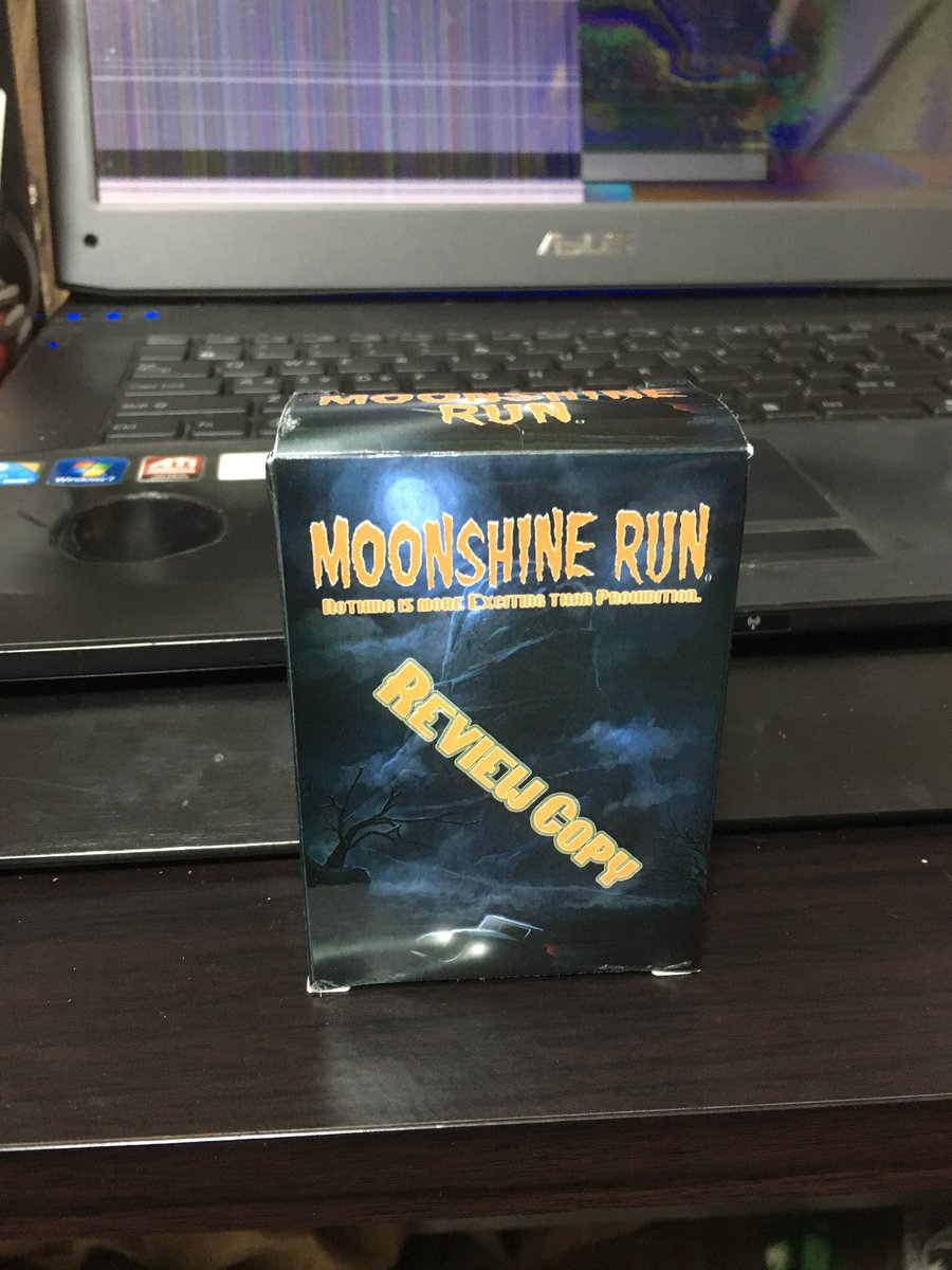 MadHatterGene's tweet photo. Just arrived to my apartment. My first copy of Moonshine Run. https://t.co/CJnDjGmJFp